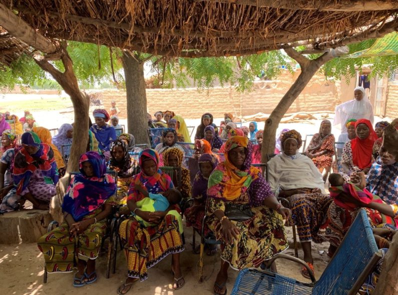 Women's group meeting in Mali