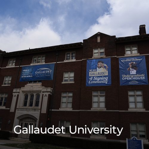 Established in 1864, Gallaudet University is the world's only university designed to be barrier-free for Deaf and hard of hearing students, leading advances in education of Deaf and hard of hearing students and Deaf rights worldwide. 
