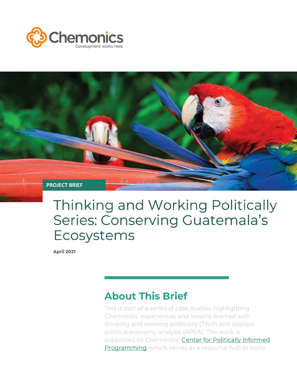 Cover for Conserving Guatemala's Ecosystem