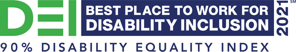 "Best Places to Work for Disability Inclusion" logo