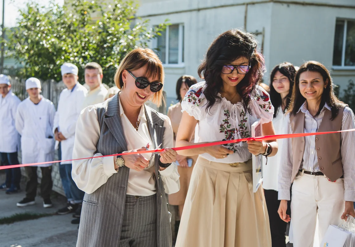 The opening of the renovated dormitory of Makariv Medical College, Ukraine
