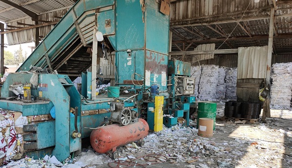 Recycling center in Jordan